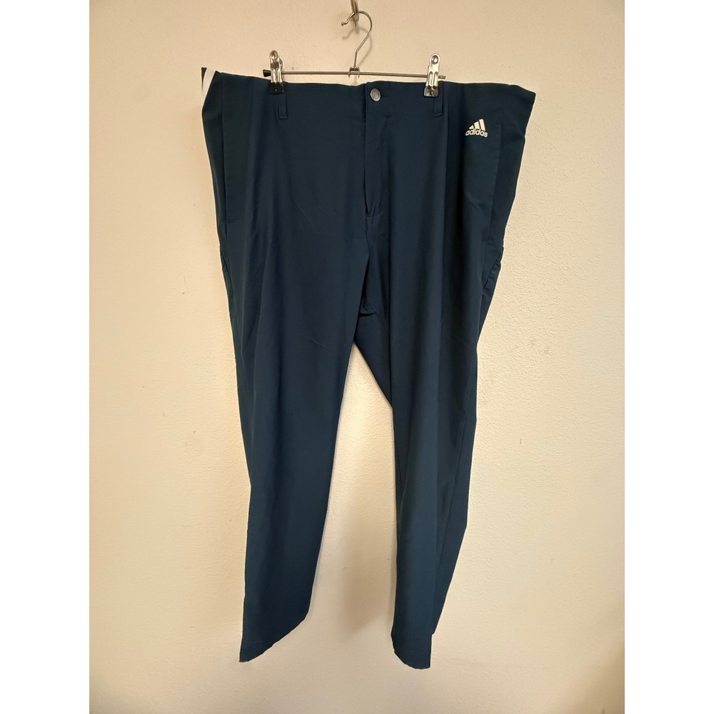Adidas Ultimate 365 Golf Pants Mens 42x30 Blue Stretch Performance 3 Stripe